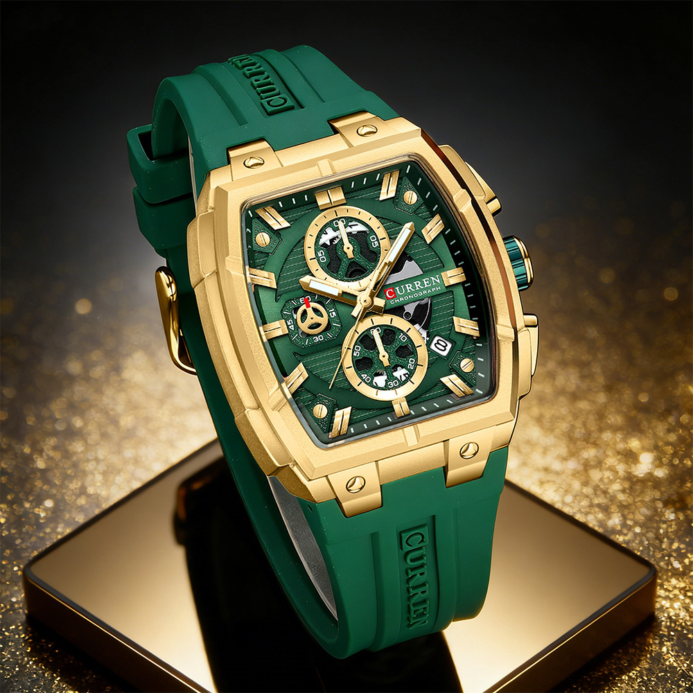 Chronograph Sport Watch - CURREN Luxury Vintage Watch for Men