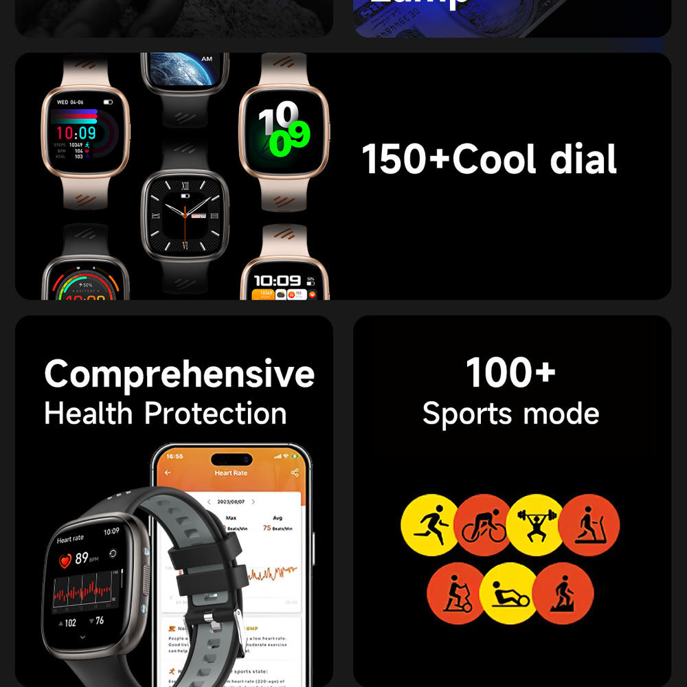 Smart Watch Men BT Call LED Fl - Smartwatch Purple Watches For Women 评论和价格
