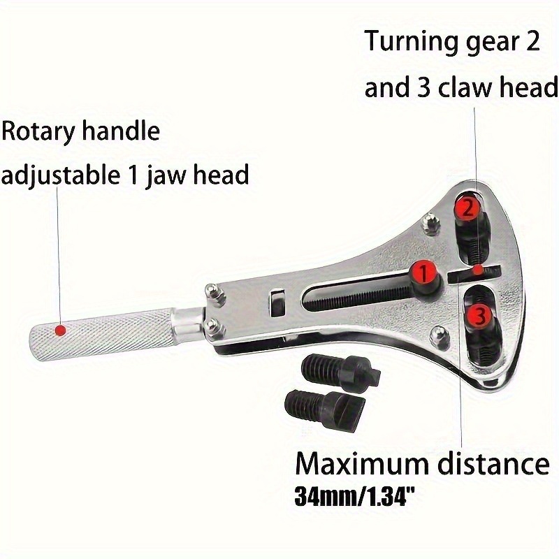 1Pc Watch Back Cover Opener 18 - Watchmaker Screwdriver 评论和价格
