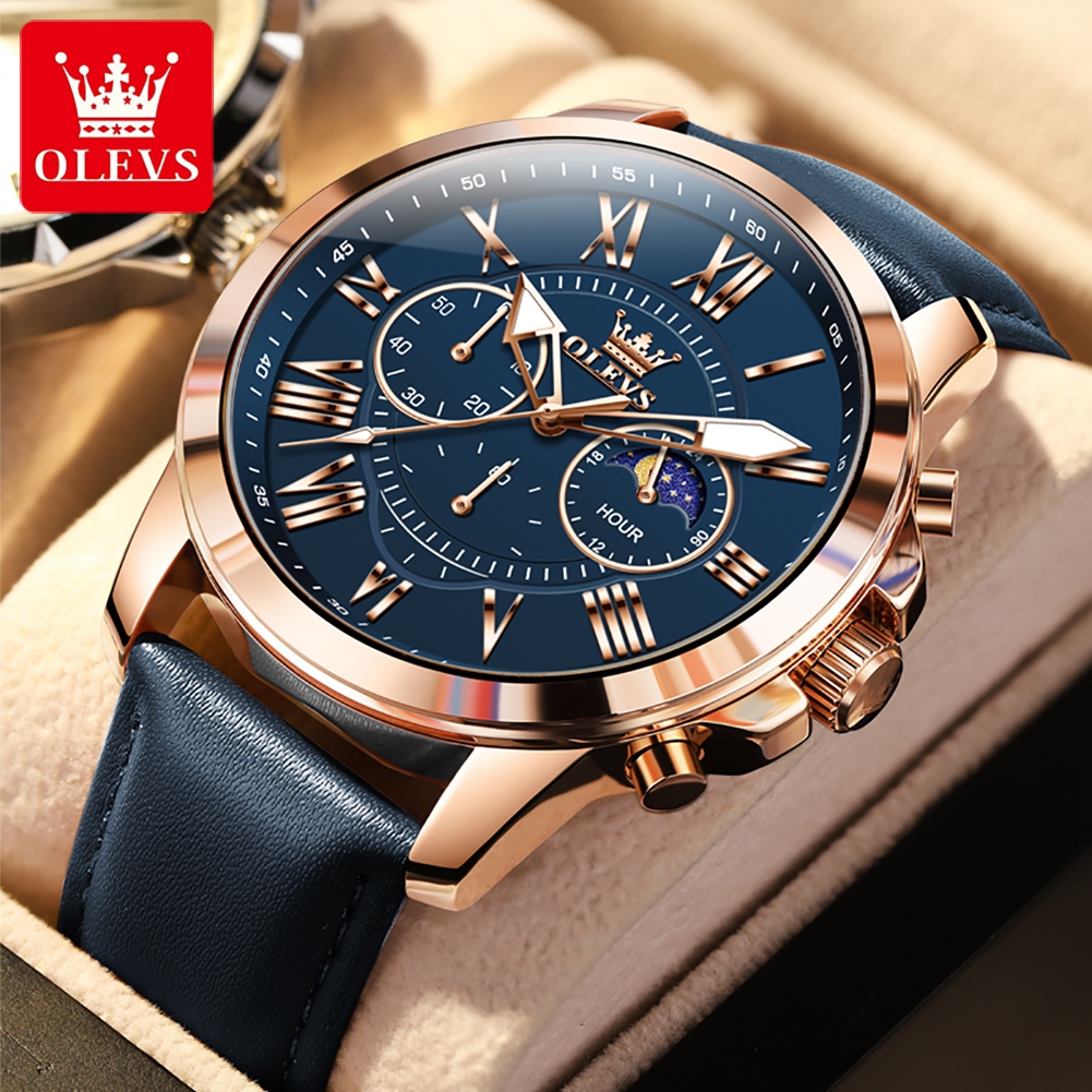 OLEVS 3632 Men Brand Watch Mul - Smartwatch Branded Watches For Men 评论和价格