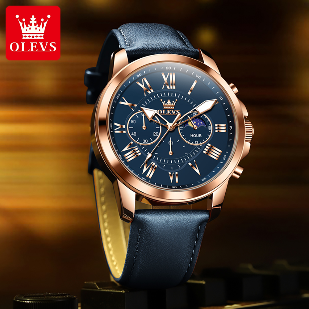 OLEVS 3632 Men Brand Watch Mul - Smartwatch Branded Watches For Men 评论和价格