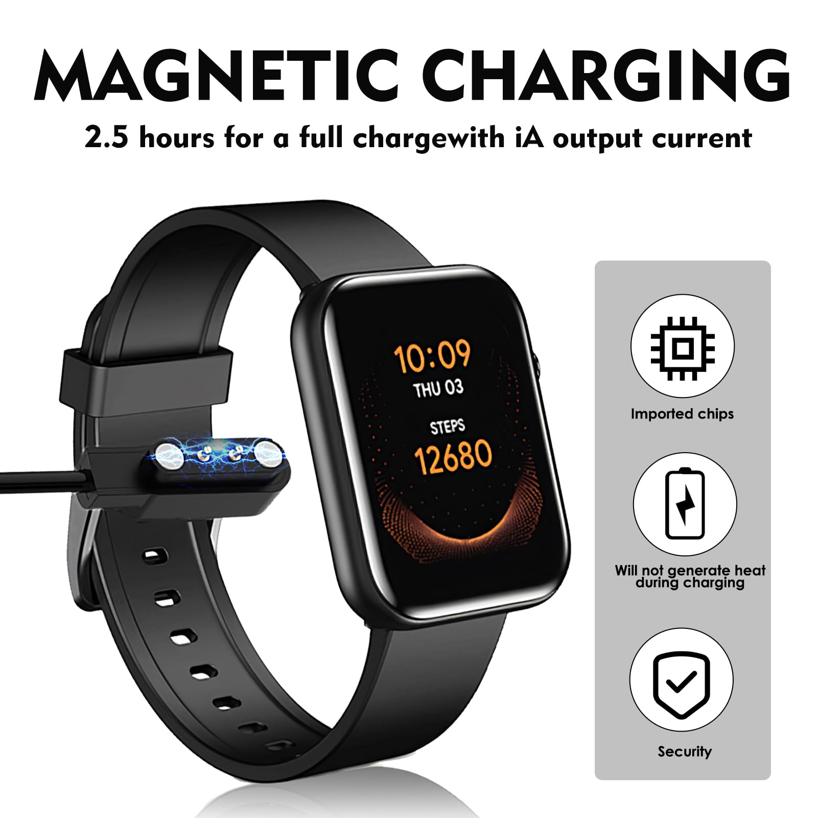 Magnetic Charge Charging Cable - Smartwatch English 评论和价格