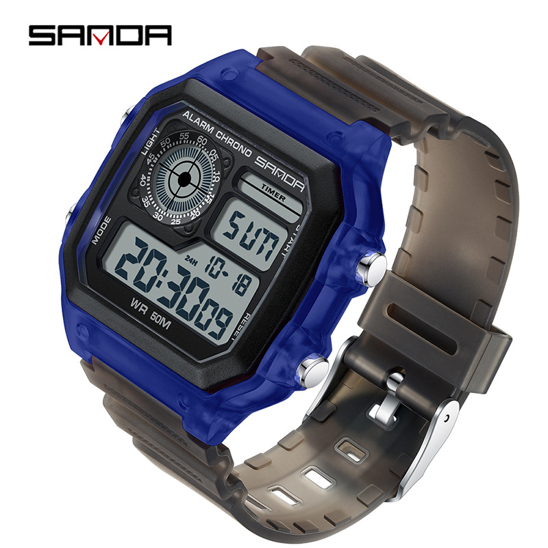 Fashyion Sanda Top Brand Led D - Chronograph Sport Watch 评论和价格