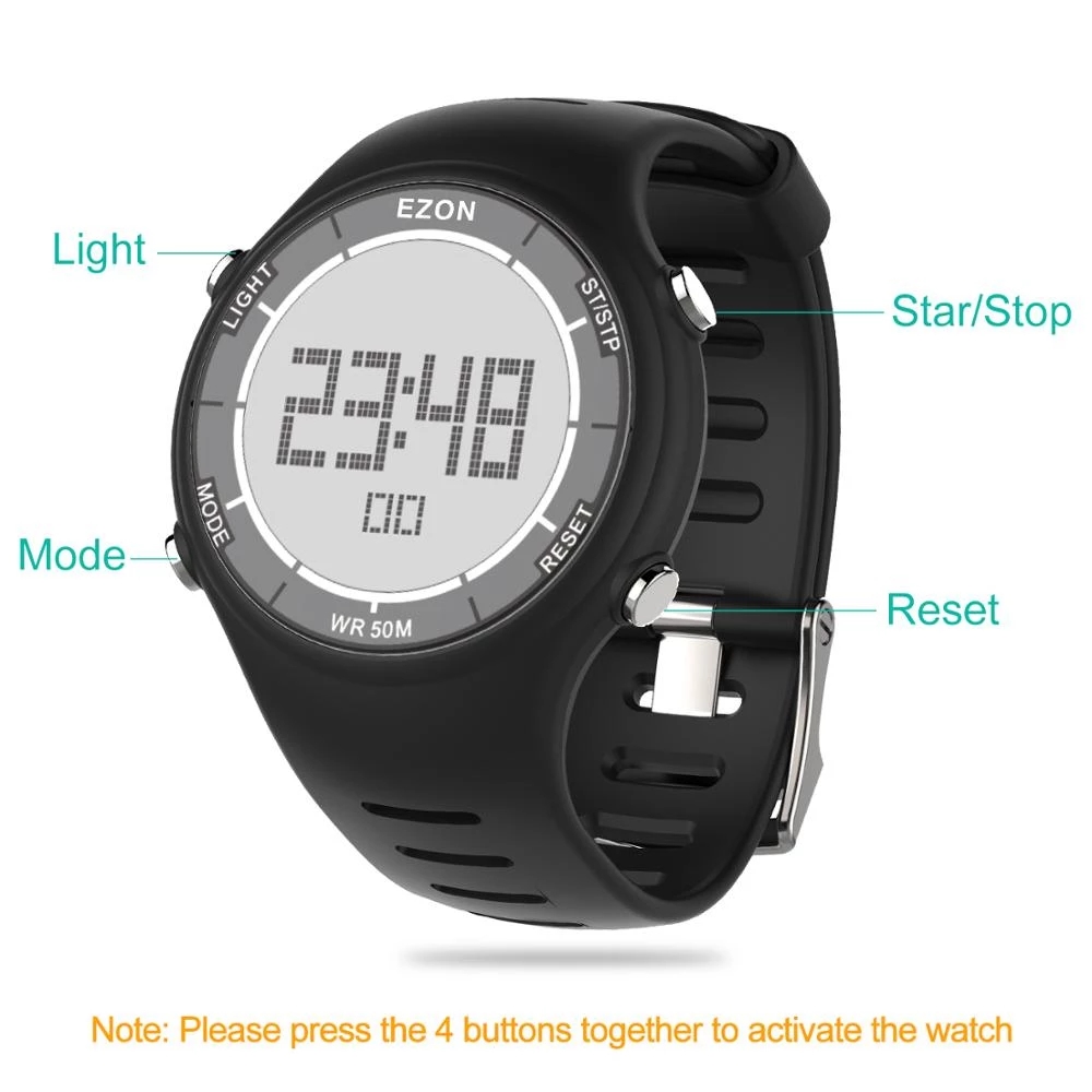 EZON New Fashion Woman Digital - Chronograph Sport Watch 评论和价格