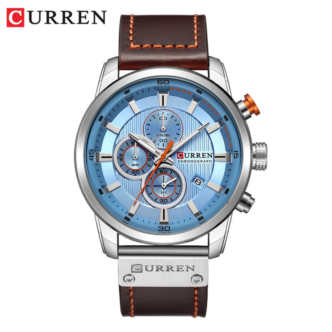 CURREN Fashion Date Quartz Men - Chronograph Sport Watch 评论和价格