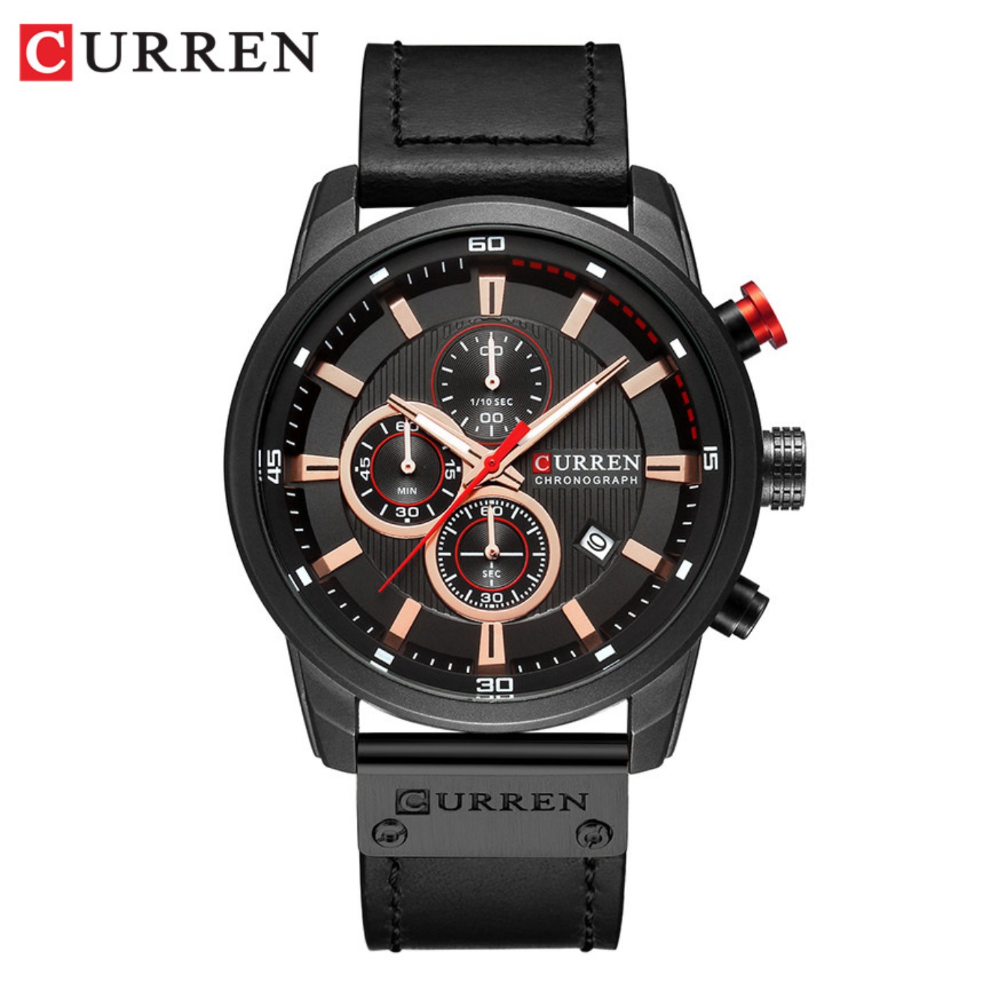 CURREN Fashion Date Quartz Men - Chronograph Sport Watch 评论和价格