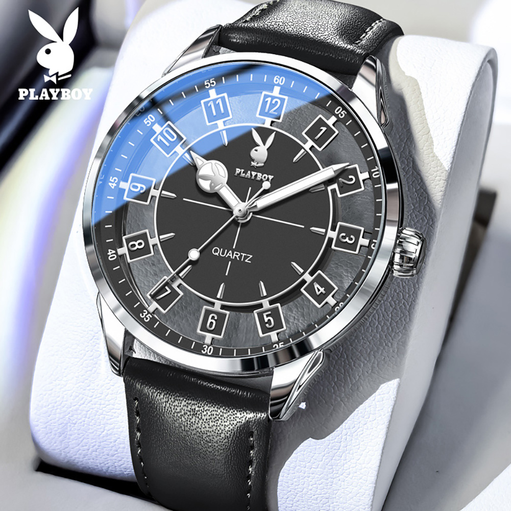 PLAYBOY 3137 Brand Quartz Move - Smartwatch Branded Watches For Men 评论和价格