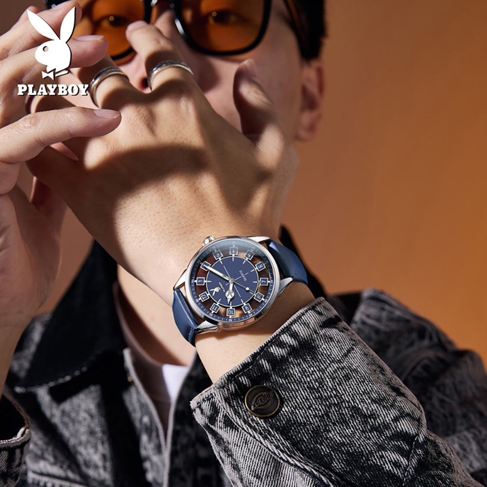 PLAYBOY 3137 Brand Quartz Move - Smartwatch Branded Watches For Men 评论和价格