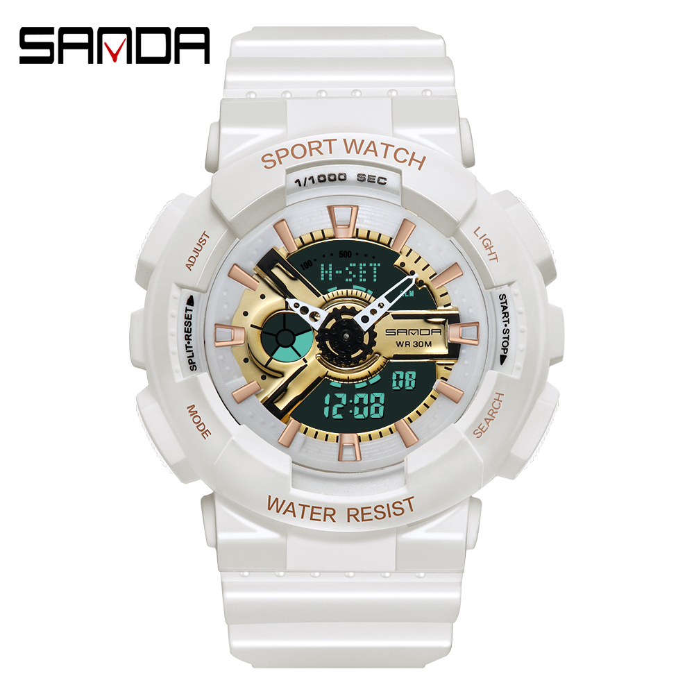 Fashion Sanda Top Brand Outdoo - Chronograph Sport Watch 评论和价格