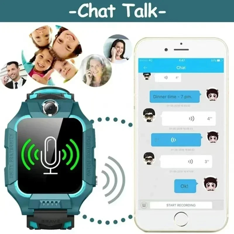 Lenovo 5G Kids Smart Watch Gif - Smartwatch Watches For Kid Girl 评论和价格