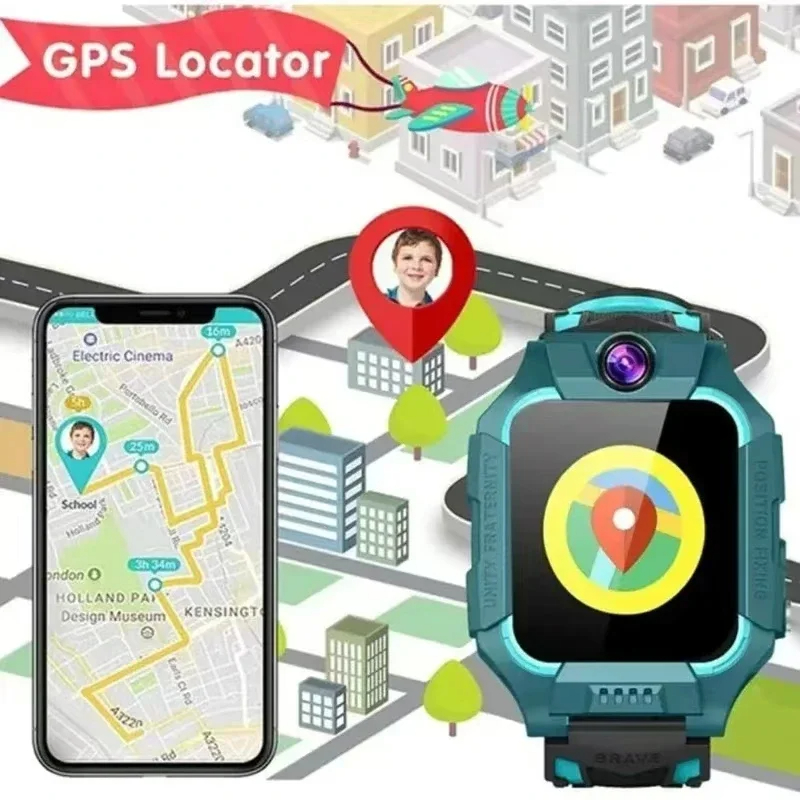 Lenovo 5G Kids Smart Watch Gif - Smartwatch Watches For Kid Girl 评论和价格