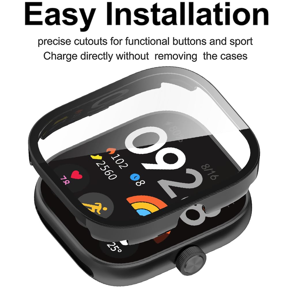 Tempered Glass+Case For Xiaomi - Smartwatch Redmi Watches 评论和价格