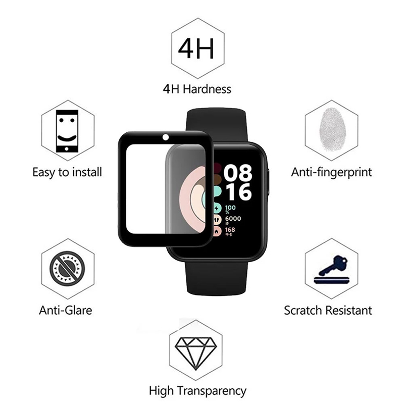 2 Pcs Tempered Glass for Redmi - Smartwatch Redmi Watches 评论和价格