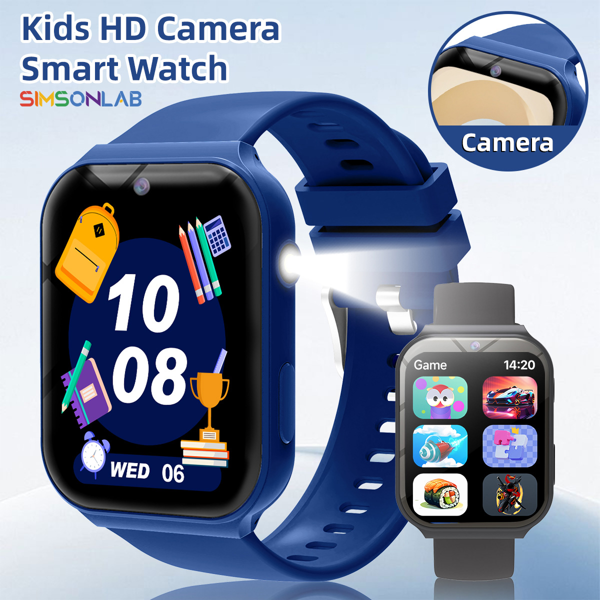 Study Partners for Kids HD Cam - Smartwatch Watches For Kid Girl 评论和价格