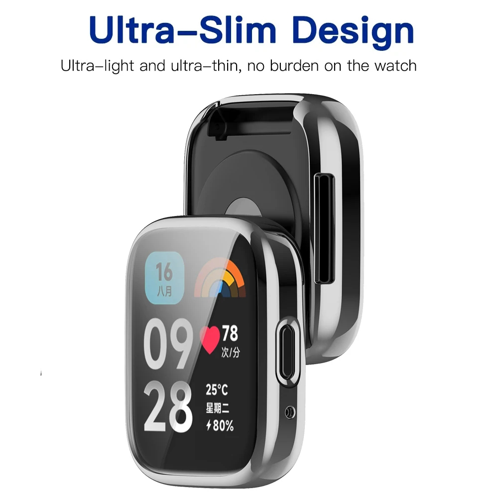 TPU Screen Protector Cover For - Smartwatch Redmi Watches 评论和价格