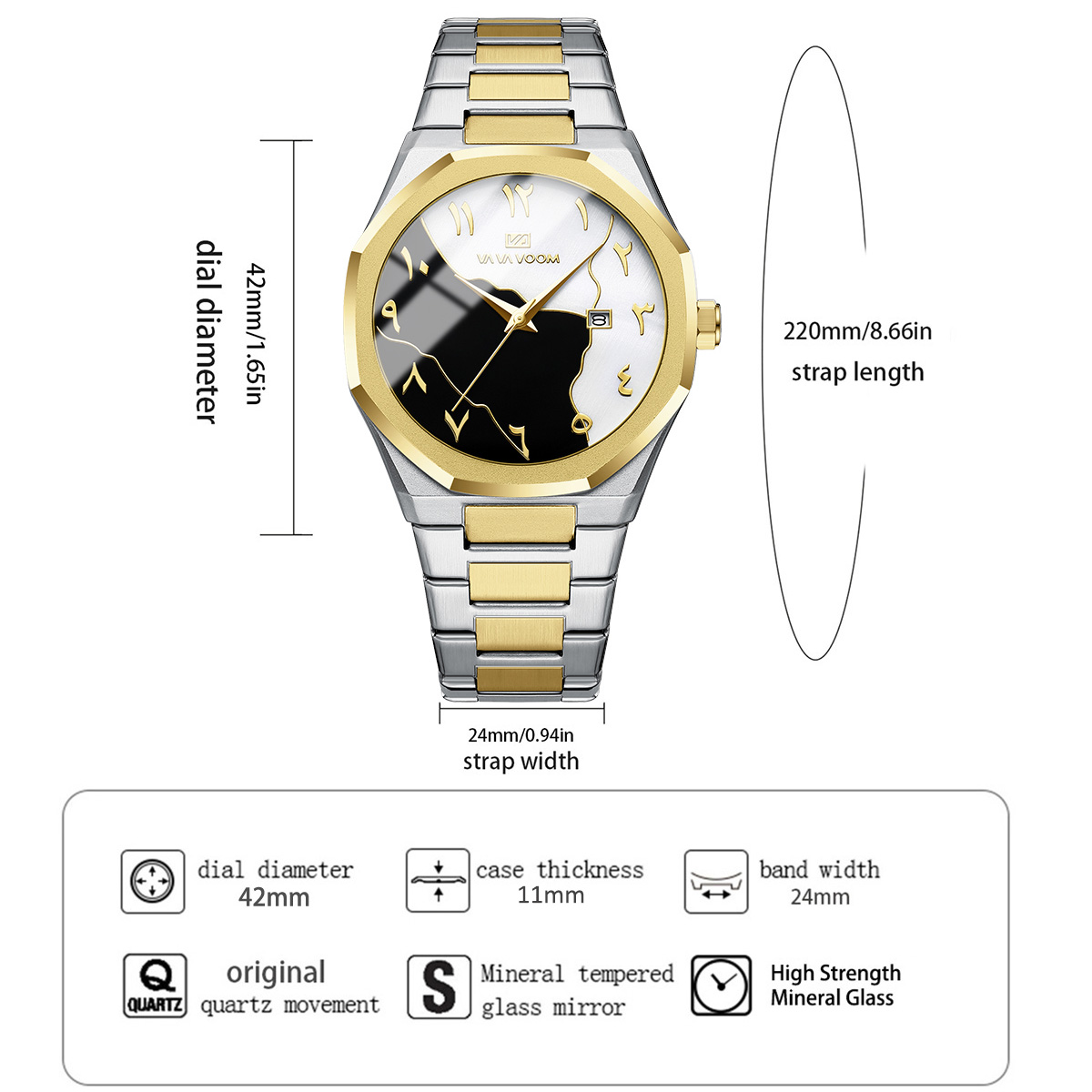 Top Brand Men Watch Marble Dia - Smartwatch Branded Watches For Men 评论和价格