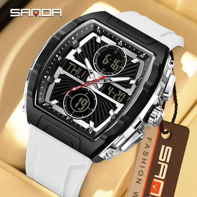 SANDA Fashion Trend Men's Watc - Smartwatch Trending Watches For Men 评论和价格