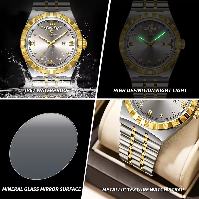 BINBOND Men's Watch Fashion Tr - Smartwatch Trending Watches For Men 评论和价格
