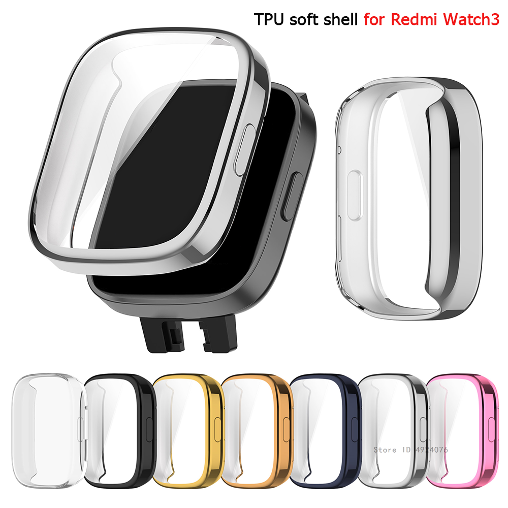 TPU Soft Silicone Case Glass F - Smartwatch Redmi Watches 评论和价格