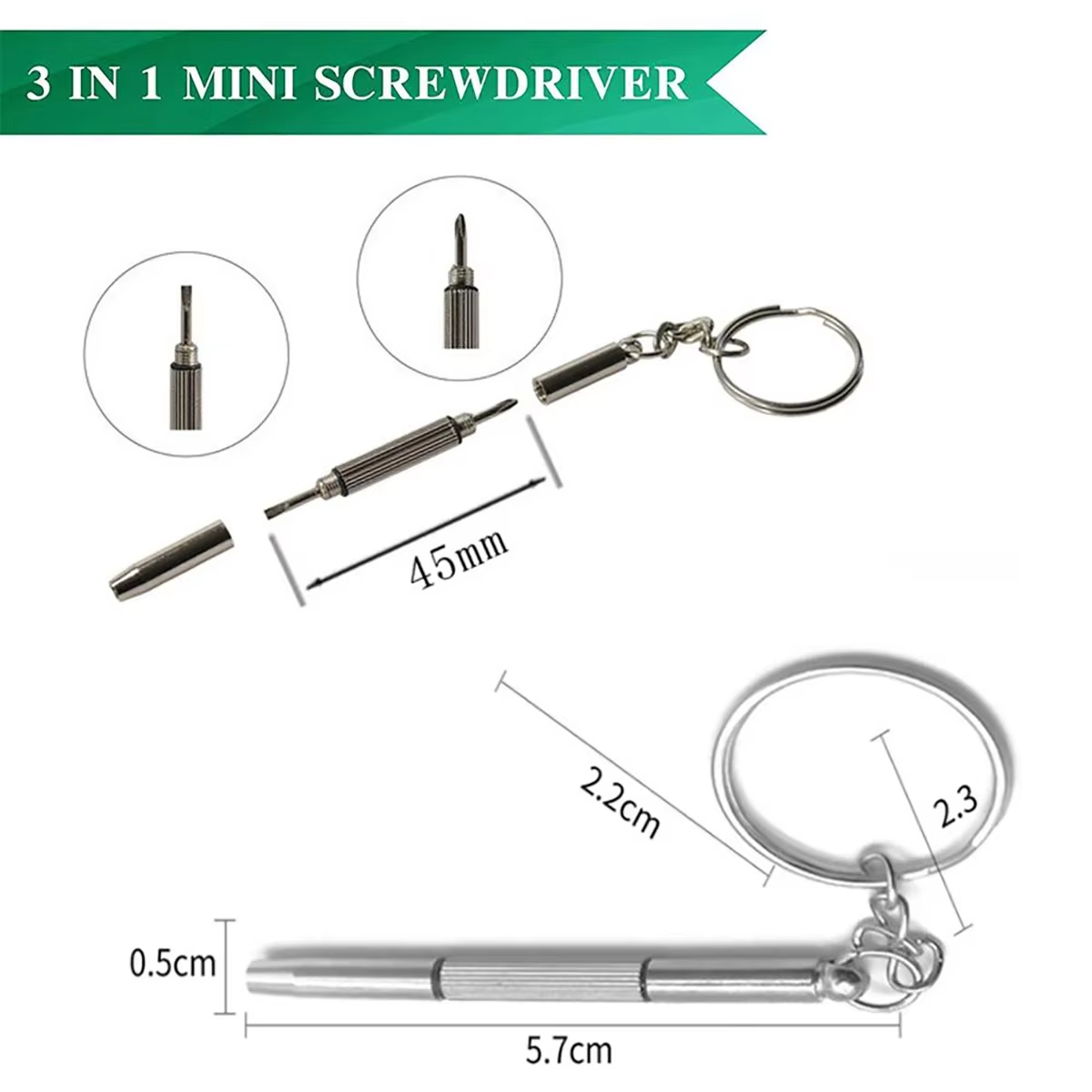 1~20Pcs Mini Hand Glasses Scre - Watchmaker Screwdriver 评论和价格