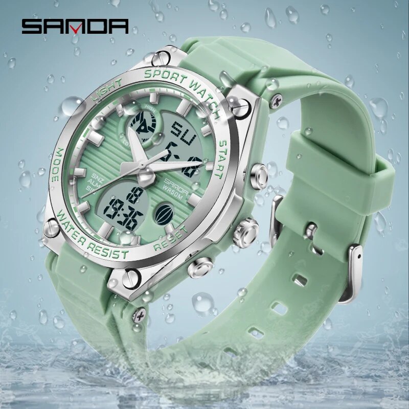 SANDA Brand G Style LED Digita - Chronograph Sport Watch 评论和价格