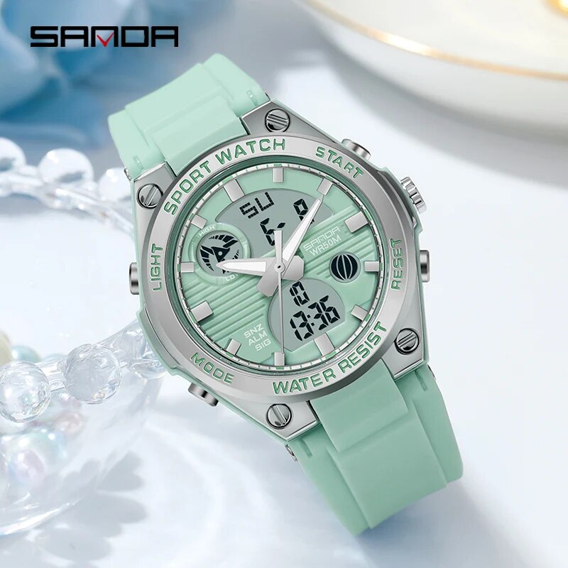 SANDA Brand G Style LED Digita - Chronograph Sport Watch 评论和价格