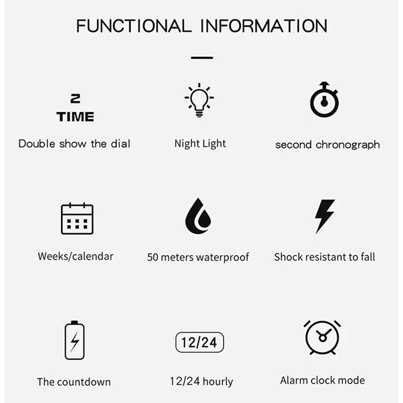 SANDA Brand G Style LED Digita - Chronograph Sport Watch 评论和价格