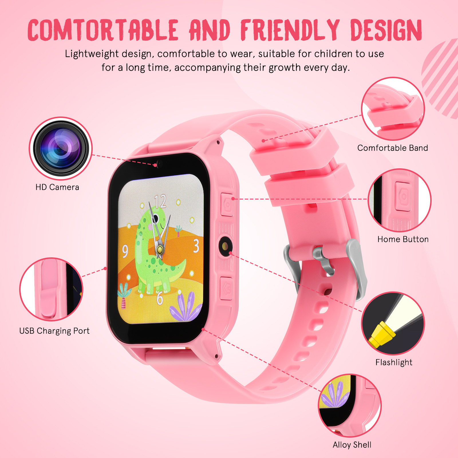 Kids Smart Watch for Kids with - Smartwatch Watches For Kid Girl 评论和价格