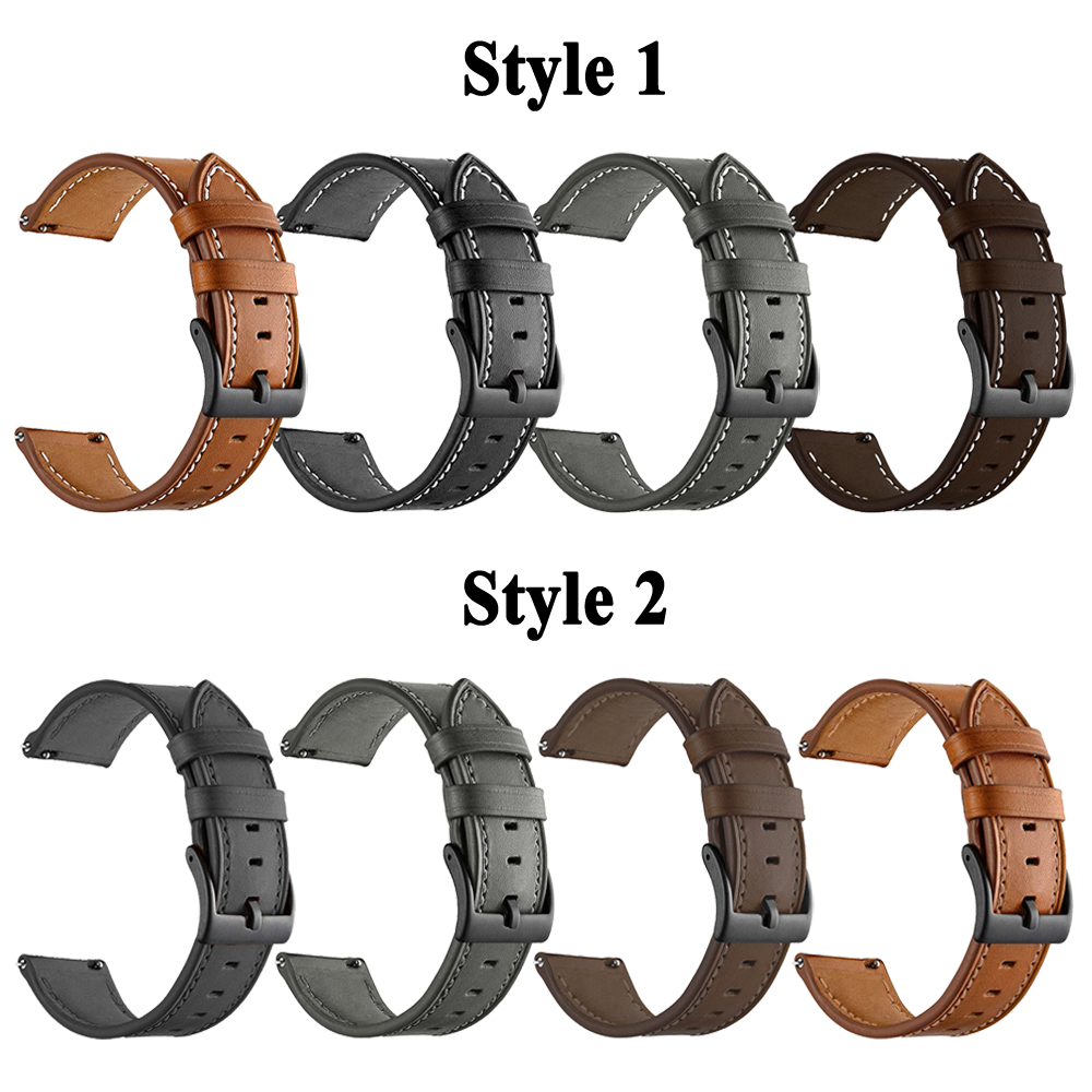 22mm Leather Strap For Garmin  - Smartwatch English 评论和价格