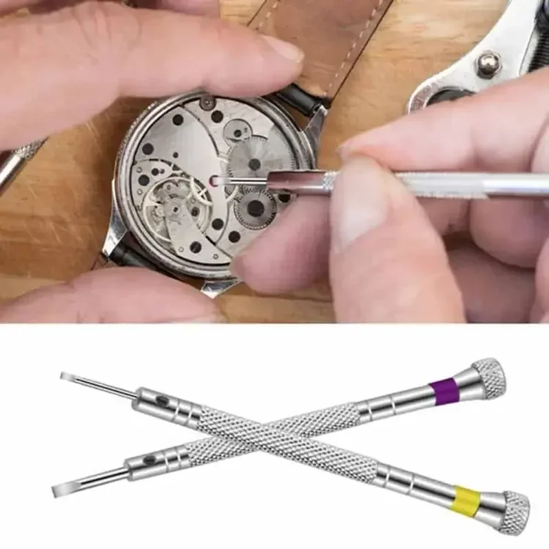 5pcs/set 0.8-1.6mm Steel Screw - Watchmaker Screwdriver 评论和价格