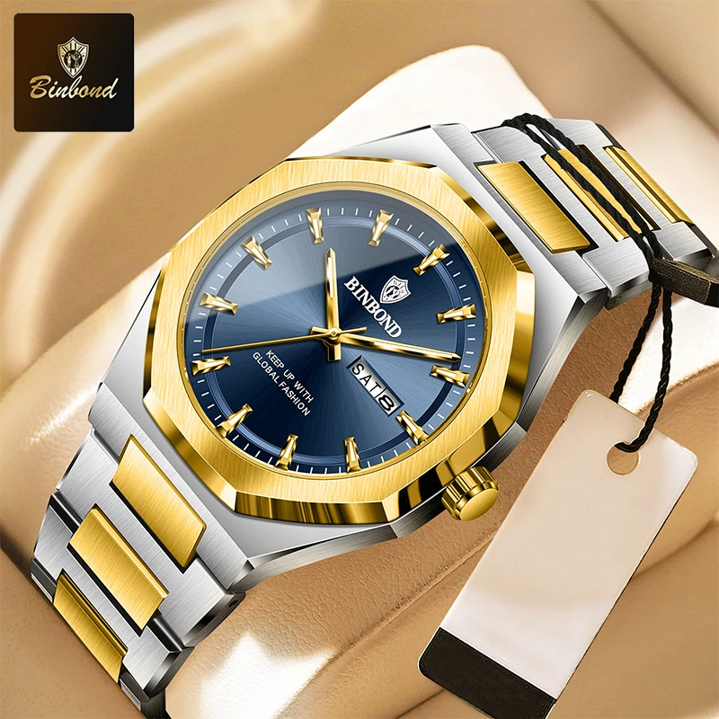 BINBOND Fashion Trend Men's Qu - Smartwatch Trending Watches For Men 评论和价格