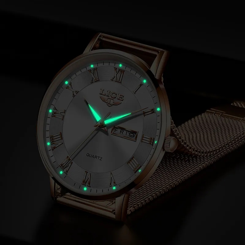 LIGE Fashion Women Watch Top B - Chronograph Sport Watch 评论和价格