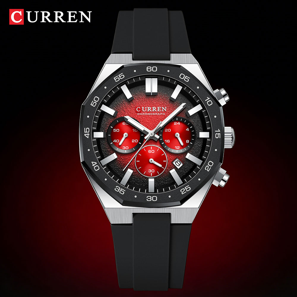 CURREN Fashion Casual Men Spor - Chronograph Sport Watch 评论和价格