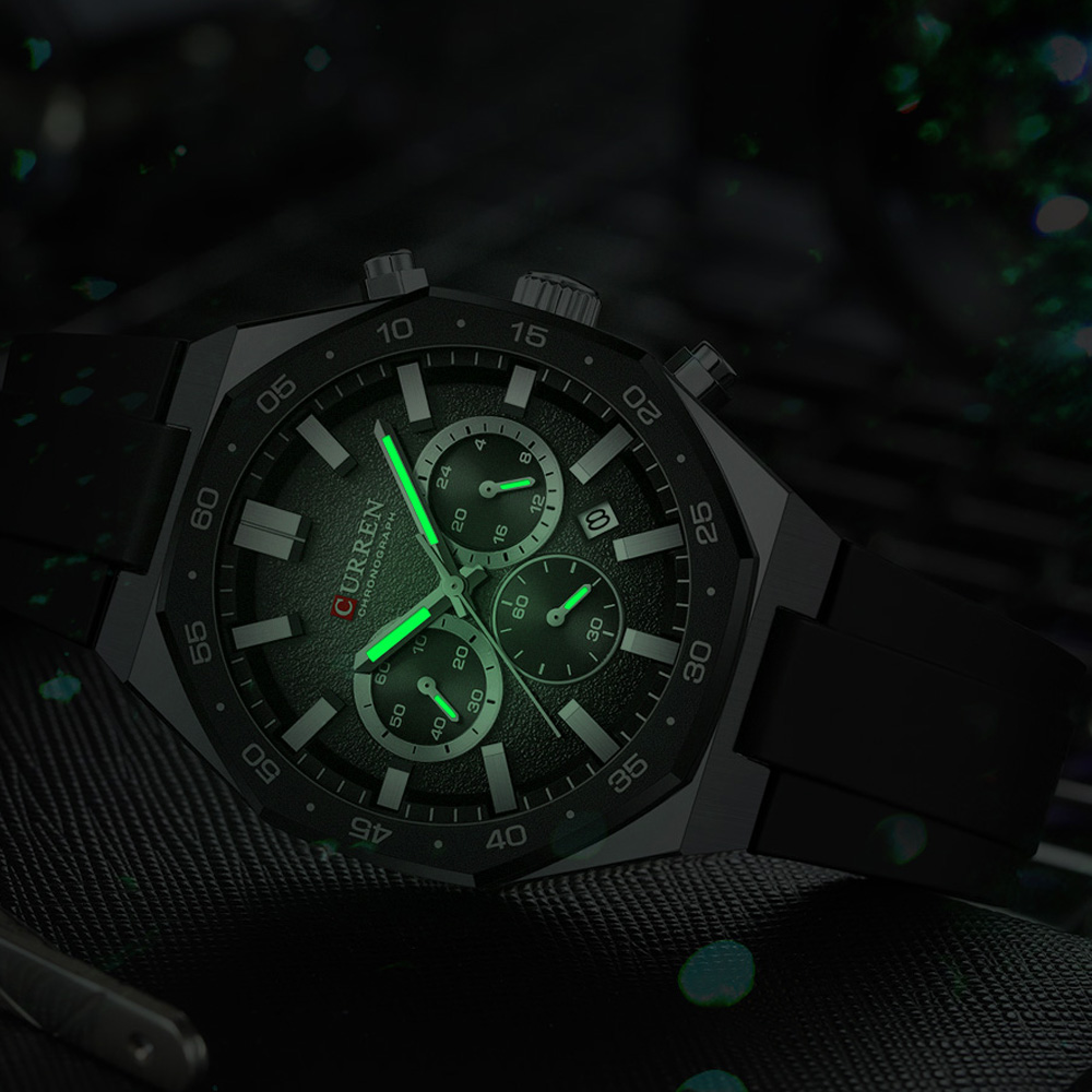 CURREN Fashion Casual Men Spor - Chronograph Sport Watch 评论和价格