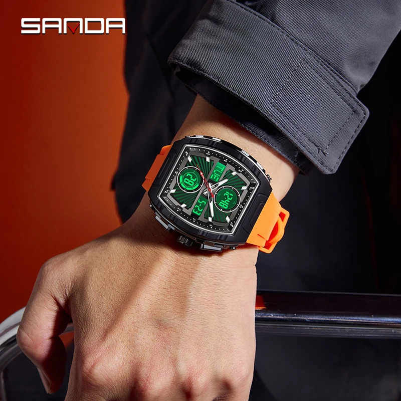 SANDA New Fashion Trend Men's  - Smartwatch Trending Watches For Men 评论和价格