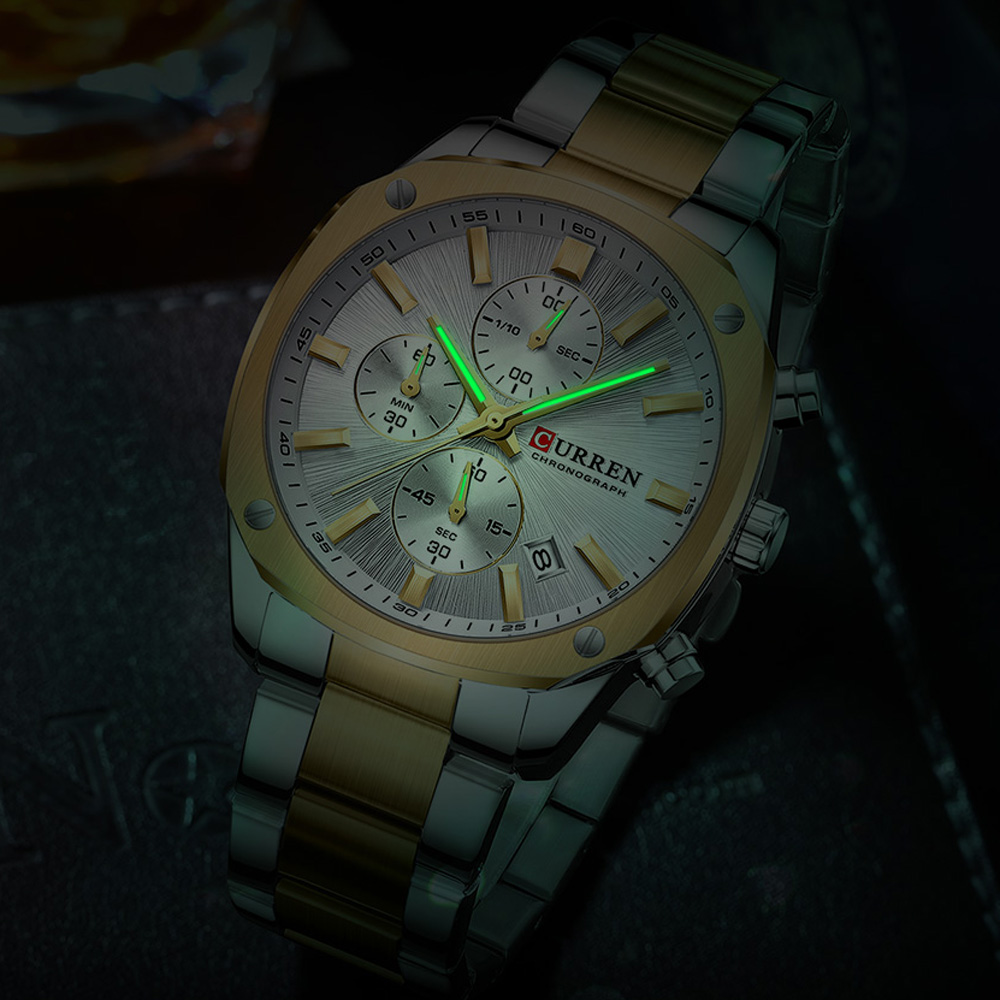 CURREN Modern Men's 42mm Sport - Chronograph Sport Watch 评论和价格