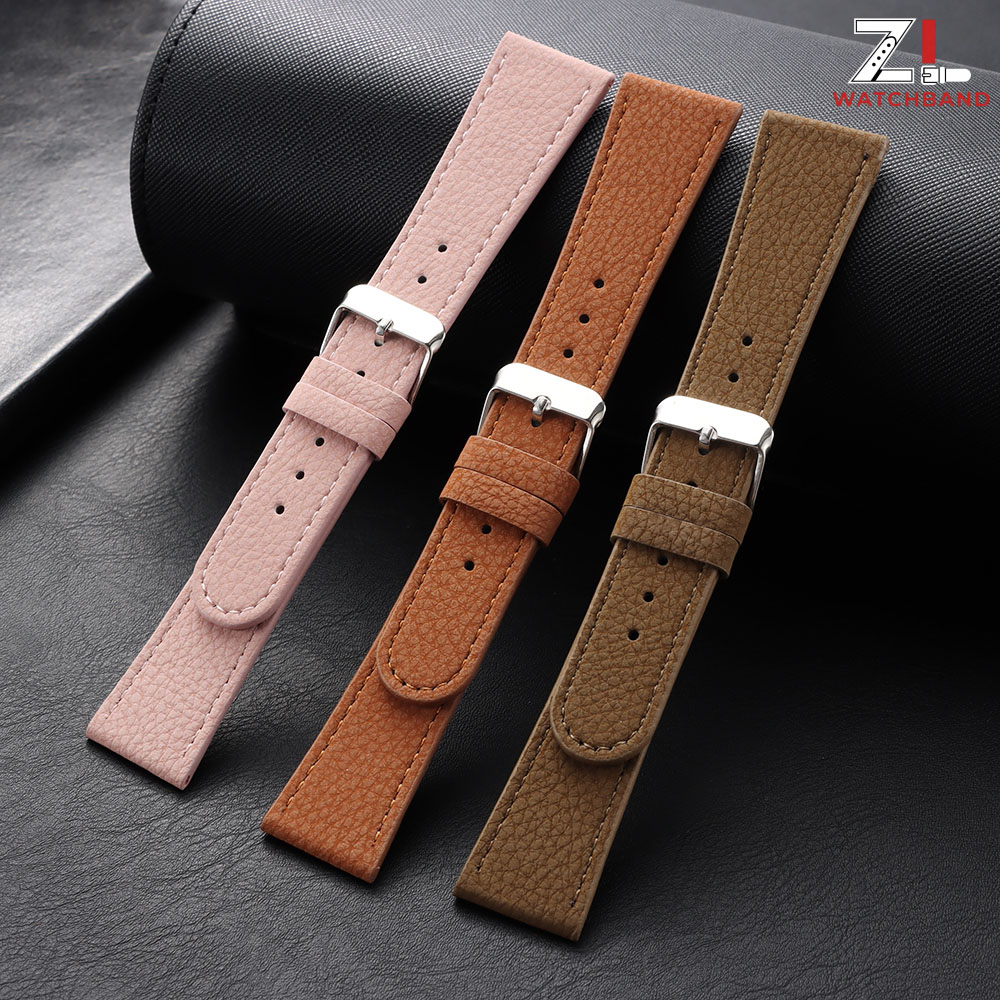 Lychee Pattern Leather Watchst - Smartwatch Purple Watches For Women 评论和价格
