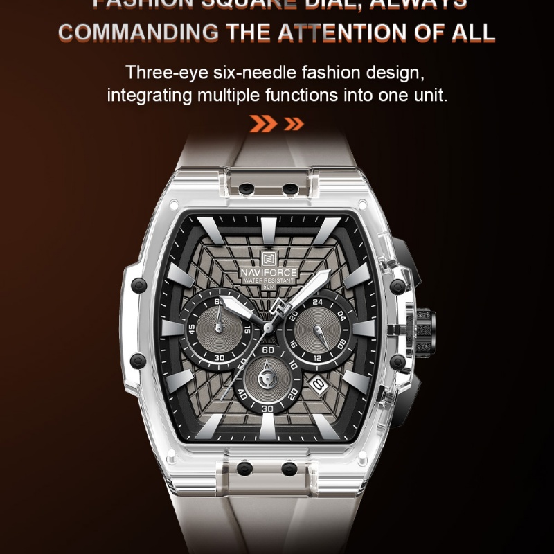 NAVIFORCE Mens Sport Watches 5 - Chronograph Sport Watch 评论和价格