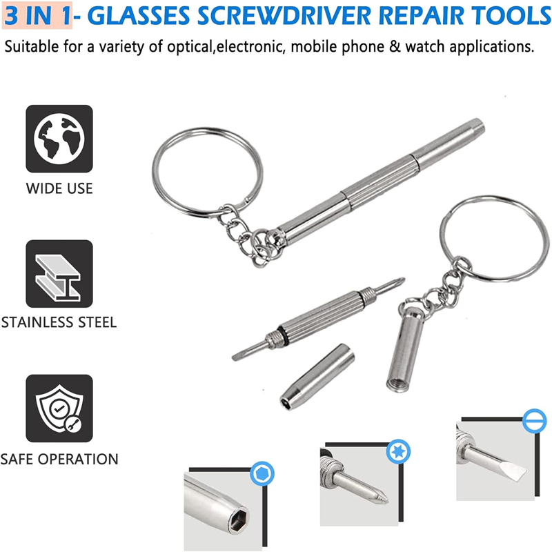 Mini Hand Glasses Screwdrivers - Watchmaker Screwdriver 评论和价格