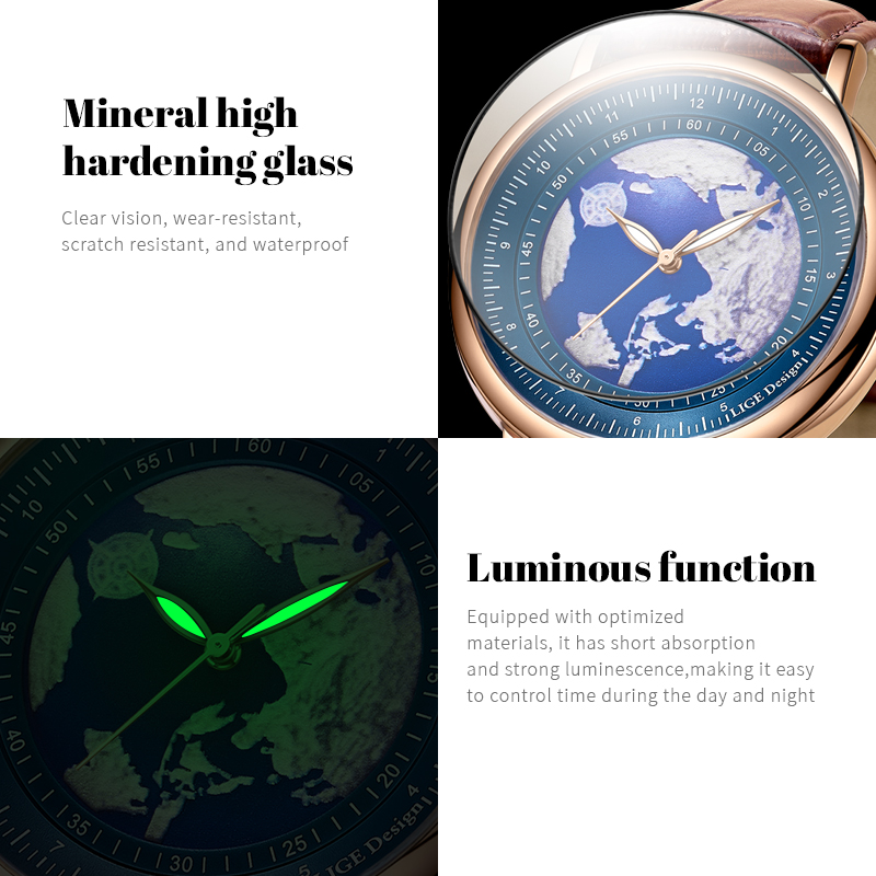 LIGE 2026 New Top Brand Luxury - Smartwatch Branded Watches For Men 评论和价格